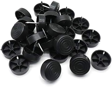 Btmb 50 Pcs Dia 34mm 1 3 Furniture Glides Leg Nail Plastic Table
