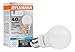 SYLVANIA LED Light Bulb, 40W Equivalent A19, Efficient 6W, Medium Base, Frosted Finish, 450 Lumens, Daylight - 1 Pack (74080)