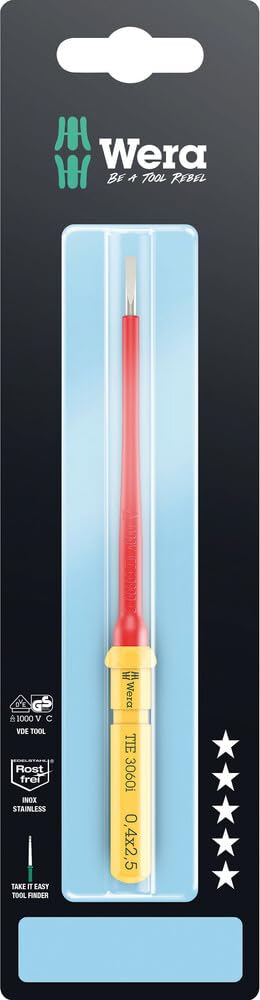 Wera Kraftform Kompakt VDE 3060 i 0.4 x 2.5 x 157 mm TIE SB