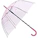 Automatic Open Transparent Bubble Dome Shape Rain Clear Umbrella for All Weather