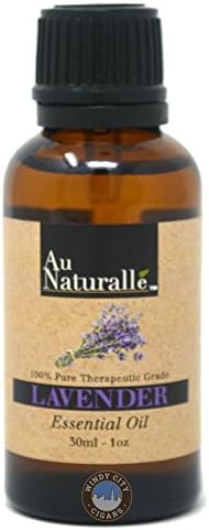 Lavender Essential Oil Organic &amp; Natural Massage Therapy Oils For Aromatherapy Yoga Relaxing Hair and Skin Care Softener By Au Naturalle