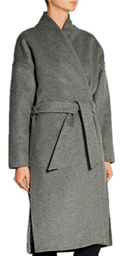 Women's Elegant Soild Color Belted Winter Warm Wool Overcoat Coat Jacket Women's Elegant Soild Color Belted Winter Warm Wool Overcoat Coat Jacket