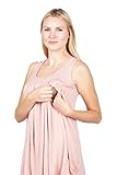 Savi Mom Maternity & Nursing Tank Top (Large, Dusty Pink)