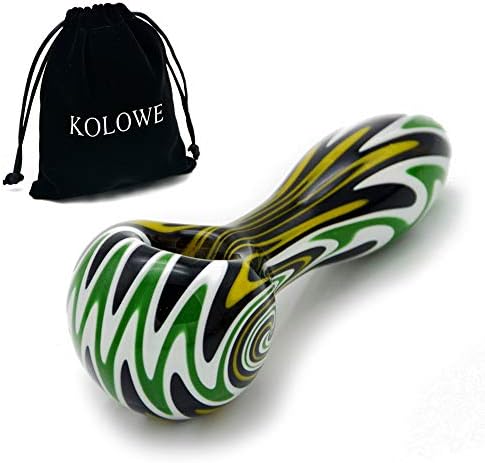 KOLOWE Pipe 3.7 Inch Tall Handmade New Style Creative Bub Collection Multicolor Random