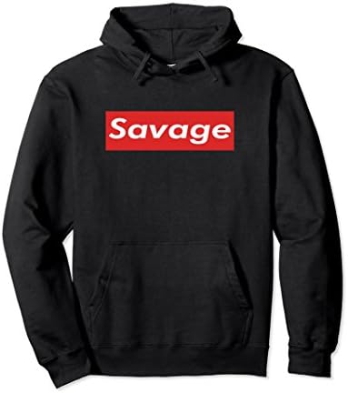 Unisex Savage Hoodie Medium Black