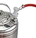 Ball Lock Cornelius Keg MFL Disconnects with Swivel Nut and Clamp by the Weekend Brewer (Gas)