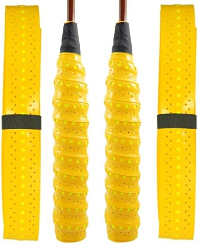 Quality Yes QY 2Pack Widened Perforated Super Absorbent Tennis Racket Overgrip Anti Slip Badminton Racket Tape Wrap Table Tennis Racket Tape