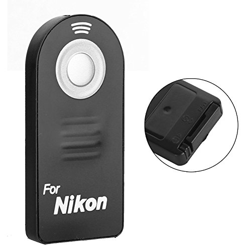 WAAO Ultra Slim Wireless IR Remote Control Replacement ML-L3 for Nikon DSLR SLR Cameras Camcorders