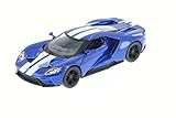 2017 Ford GT, Blue - Kinsmart 5391DF - 1/38 Scale Diecast Model Toy Car