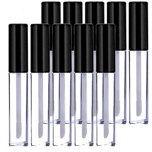 KEAIYYJ Lip Gloss Tubes with Wand Empty Plastic Lipstick Brush Tube