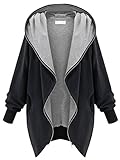 SheIn Women's Long Sleeve Pockets Loose Hoodie