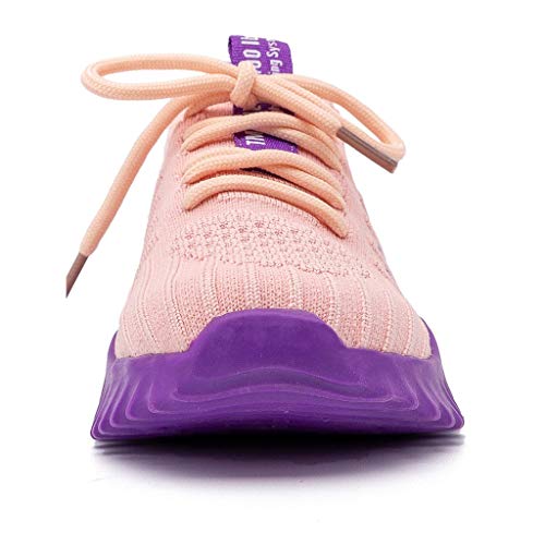 Kids Boys Girls Casual Lightweight Breathable Sport Running Shoes Athletic Sneakers (3.5Years-12Years) - Thumbnail 2