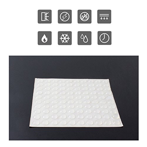 6 Bumpers+Adhesive+Transparent+Dampening+Cabinet+MOZOLAND