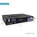 4 Channel Bluetooth Power Amplifier – 1000W Home Audio Rack Mount Stereo Receiver w/AM FM Radio, USB, Headphone, Dual Wireless Mic w/Echo for Karaoke, LED, for Speaker Sound System – Pyle PWMA1003BTthumb 3