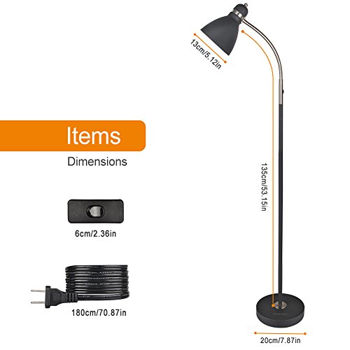 5 LEPOWER+Adjustable+Standing+Torchiere+Bedroom