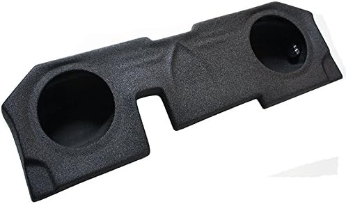 UNLOADED Dual 12" Dodge Ram Quad Fiberglass / Sprayed Bedliner Sub Box - Subwoofer Enclosure for 2002 - Up