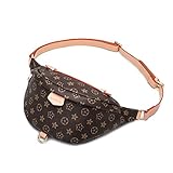 Women's Fashion Waist Bag Printed Chest Bag-180401# (Brown)