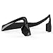 KSCAT Open-ear Bone Conduction Headphones Bluetooth V4.1 Earphones Wireless Sports Headset with Mic Sweatproof for Smartphones Bluetooth Devices Black
