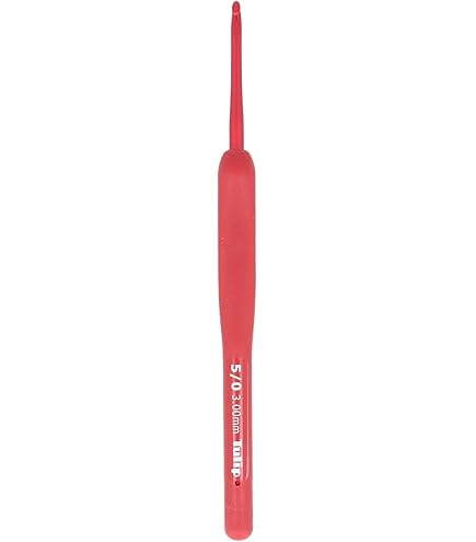 Amazon.com: Tulip Etimo Red Crochet Hook Soft-Grip 3.00mm - 1pc