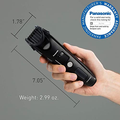 Panasonic Men's Precision Power Beard, Black Mustache and Hair