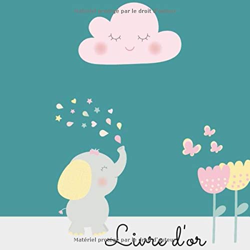 Le Livre D Or Livre D Or Pour Le Shower De Bebe I Le Premier Anniversaire I Livre D Or Pour L Anniversaire D Un Enfant I Livre Cadeau I Livre 21 59cm I 25 Pages Colorees French