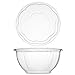 32 Ounce Clear Plastic Disposable Salad Containers with Lids in Bulk for a Fresh Airtight Seal, Portable Serving Bowl Set for Meal Prep & Preserve Freshness 25 Pack by NYHI Direct