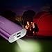 Yoobao Portable Charger 10000mAh Power Bank High-Speed Charging 2 USB Ports with Flashlight Cell Phone External Battery Backup Powerbank Compatible with iPhone X 8 7 6, iPad Tablet and More-Pink