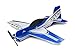 Dancing Wings Hobby E0101 RC Plane 4CH Radio Remote Controlled Electronic Aircraft Blue 3D Sakura Wingspan 417mm EPO Micro Airplane Model kit