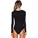 May&Maya Women's Plunging Neckline Bodice (S) Black