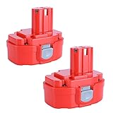 Biswaye 2 Pack 1822 Replacement Battery 18V 3000mAh for Makita 1823 1833 1834 1835 1835F 192828-1 192829-9 193061-8 193102-0 193140-2 193159-1 193783-0