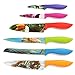 Wildlife Kitchen Knife Set in Gift Box - Colored Chef Knives - Cool, Unique Wedding Gift for Couple, Bridal Shower Gift for Her, Birthday Gift Idea for Him, Housewarming Gift New Home primary