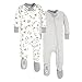 Burt's Bees Baby Unisex Pajamas, A-Bee-C/Stripes 2-Pack, 3-6 Months