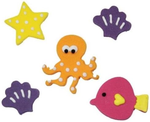 Anniversary House Mermaid Friends Sugarcraft Cake Toppers