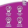 Whiskas-11-Wet-Food-for-Senior-Cats-Meaty-Selection-in-Gravy-12-x-100-g Whiskas wet pouches, delicious and tasty meaty selection in gravy, suitable for senior cats aged 11+, (12 Pouches x 100…