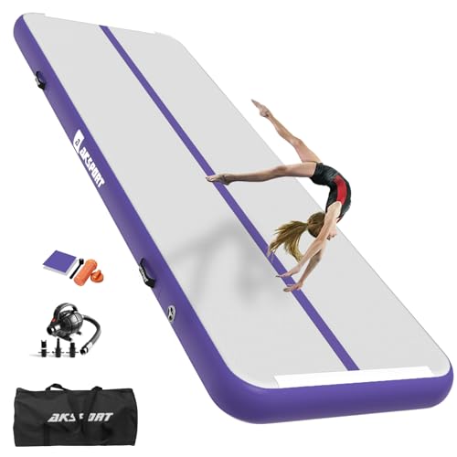 AKSPORT Gymnastics Air Mat with Air Pump