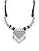 Sansar India Bollywood Oxidized Choker Thread Indian Necklace Jewelry for Girls and Women