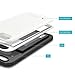 DesignSkin iPhone XR Sliding Card Holder Case, Extreme Heavy Duty Triple Layer Bumper Protection Wallet Cover with Storage Slot Slider for Apple iPhoneXR (White)