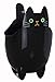 123Arts Cute Cartoon Cat ABS Table Bathroom Trash Can Storage Bucket