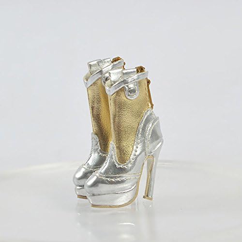 Doll Shoes Doll Silver Shoes for Fashion Royalty Tropicalia Color Infusion Jem Holograms Doll Accessories