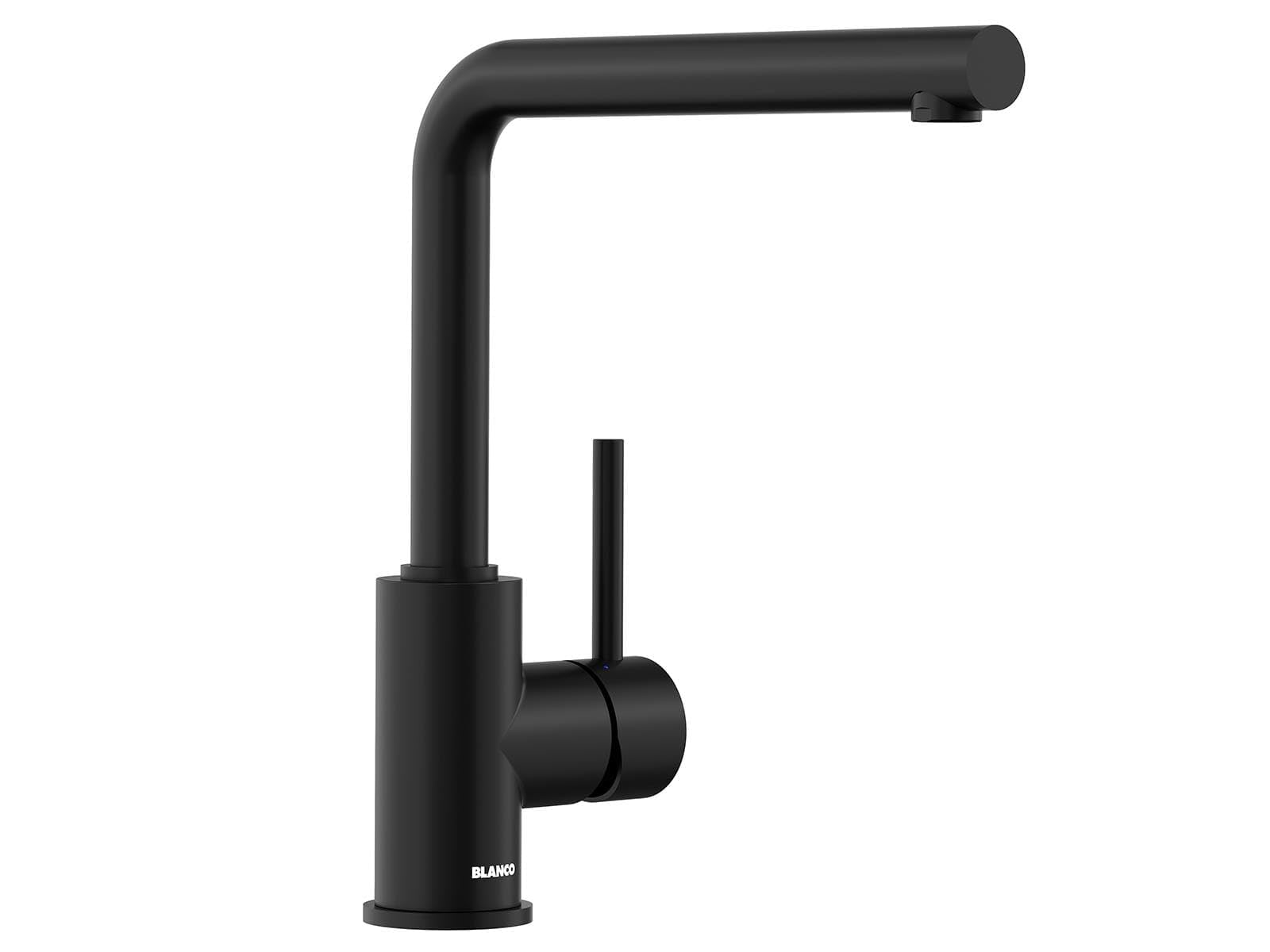 BLANCO Mila | Kitchen Mixer tap in Black matt | High-Pressure | Non-Return Valve | Ceramic Cartridge | Assured Water Quality & Water-Saving | [10.5x25.5x27 cm]