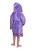 Texere Girl's Plush Terry Cloth Bathrobe (Grape Jelly, Small) Best Gifts for Girls GB0102-GPJ-S