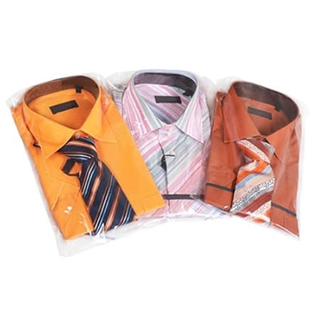 Hangerworld  x  cm bolsas de plástico con autocierre para camisas ropa  unidades