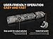 EdisonBright Fenix PD35 V2.0 Edition V2 1000 Lumen CREE XP-L HI V3 LED Tactical Flashlight BBX3 Battery Carry case (Digital Camo)