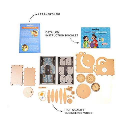image for Smartivity Clickety Flix Retroscope, STEM Learning Toys, Creative Cons