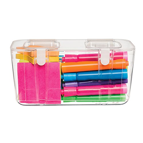 Deflecto Desk Supplies Organizer Caddy, Three Clear Compartments Pricepulse