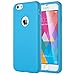 ULAK iPhone 6 Case, 2in1 Hybrid Soft TPU Case with Built in Screen Protector for Apple iPhone 6 4.7 inch (Light Blue)