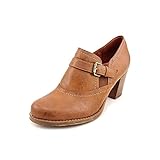 Naturalizer Womens Deangela Faux Leather Belted Loafer Heels