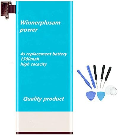 Wonderful power battery for Iphone 4s with 8 in 1tools