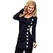 HN Long Sleeve Shirts For Women Button Casual Blouse Tops