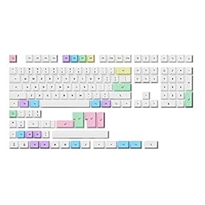 HK-Gaming-Dye-Sublimation-Cherry-Profile-Thick-PBT-Keysets-For-Mechanical-Keyboard-139-Keys-Milkshake HK Gaming Custom Keycaps | Dye Sublimation PBT Keycap Set for Mechanical Keyboard | 139 Keys | Cherry Profile | ANSI US…